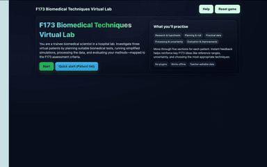F173 Biomedical Techniques Virtual Lab